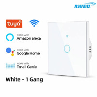 Tuya WiFi 1 Gang Smart Touch Switch White Color (Latest Edition)